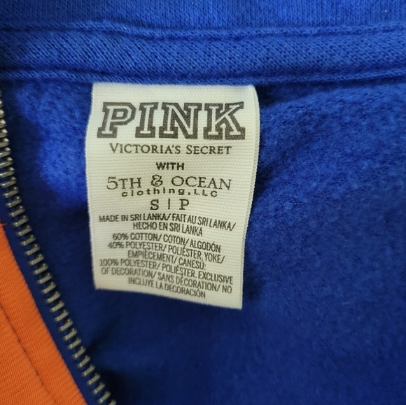 PINK Victoria's Secret Collegiate Florida Gators 1/4 Zip Sequin Pullover Size S - Picture 3 of 6